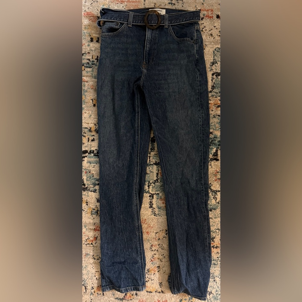 Reformation Liza Hight Straight Jean in Newport